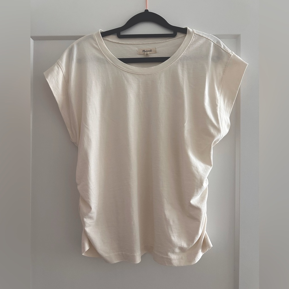 Madewell | Side-Cinch Muscle Tee | Lighthouse | Size L
